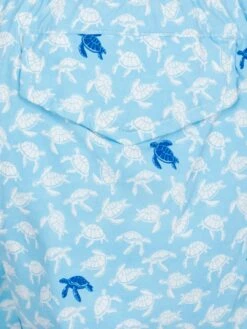 MC2 Saint Barth Comfort Light Swim Shorts With Turtle Print -MC2 Saint Barth Shop UID COM001001448H BOY SWIMSHORT BLUE 20250216173500 03