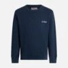 MC2 Saint Barth Boy Crewneck Cotton Fleece Sweatshirt Cooper Jr With Embroidery