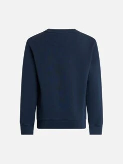 MC2 Saint Barth Boy Crewneck Cotton Fleece Sweatshirt Cooper Jr With Embroidery -MC2 Saint Barth Shop UID COOP00201793F BOY SWEATSHIRT BLUE 2