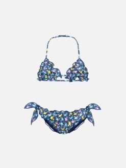 MC2 Saint Barth Cris Classic Triangle Bikini With Crab Print