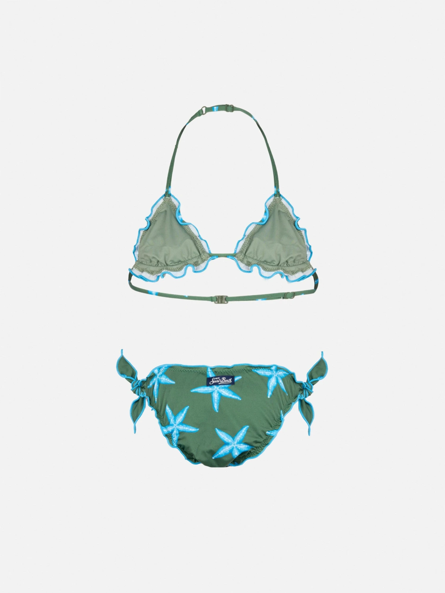 MC2 Saint Barth Cris Classic Triangle Bikini With Starfish Print 4 MC2 Saint Barth Cris Classic Triangle Bikini With Starfish Print - Image 2
