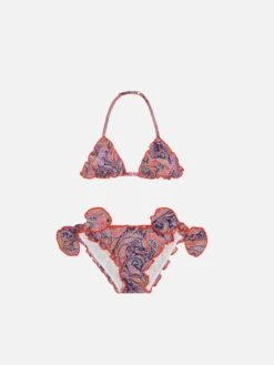 MC2 Saint Barth Girl Triangle Bikini With Liberty Print | Made With Liberty Fabric