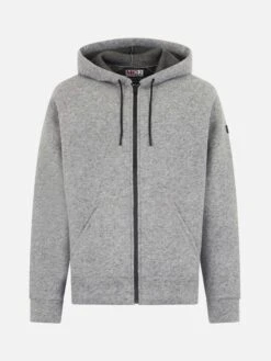 MC2 Saint Barth Man Mélange Grey Technc Fabric Sweatshirt Carrel -MC2 Saint Barth Shop UID CRR000100968G MAN SWEATSHIRT GREY 20240905103500 1