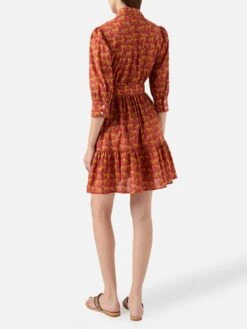 MC2 Saint Barth Animalier Print Cotton Short Dress Daisi With Embroideries -MC2 Saint Barth Shop UID DAIS00603507B WOMAN DRESS RED MC2 MC2 20250807153512 3