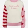 MC2 Saint Barth Alpaca Sweater Danya With Sarà Perchè Ti Amo Embroidery 2 MC2 Saint Barth Alpaca Sweater Danya With Sarà Perchè Ti Amo Embroidery -MC2 Saint Barth Shop UID DANY00100461G WOMAN KNITWEAR PINK FUNNY 0 20250107173500 4