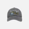 MC2 Saint Barth Davis Cotton Ball Cap With Gin Or Gymembroidery -MC2 Saint Barth Shop UID DAS000401864H ACCESSORY HAT GREY 20250312173500 01