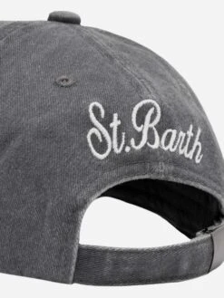 MC2 Saint Barth Davis Cotton Ball Cap With Gin Or Gymembroidery -MC2 Saint Barth Shop UID DAS000401864H ACCESSORY HAT GREY 20250312173500 04