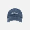 MC2 Saint Barth Davis Navy Blue Denim Ball Cap With St. Barth Embroidery