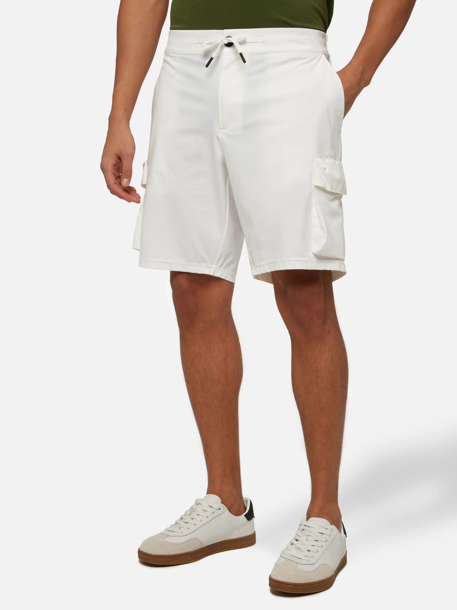 MC2 Saint Barth Off-white Technic Fabric Bermuda Shorts Deck 3 MC2 Saint Barth Off-white Technic Fabric Bermuda Shorts Deck