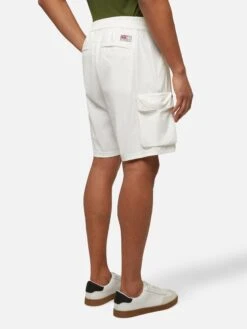 MC2 Saint Barth Off-white Technic Fabric Bermuda Shorts Deck 8 MC2 Saint Barth Off-white Technic Fabric Bermuda Shorts Deck -MC2 Saint Barth Shop UID DEK000101819F MAN SHORTPANT WHITE 0 0 20250107180001 3