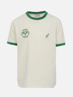 MC2 Saint Barth Boy White Cotton T-shirt Dean Jr With Australian Embroidery | AUSTRALIAN BRAND SPECIAL EDITION