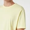 MC2 Saint Barth Man Pale Yellow Cotton Jersey T-shirt Dover With St. Barth Embroidery -MC2 Saint Barth Shop UID DOV000100040F MAN T SHIRT YELLOW 4