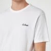 MC2 Saint Barth Man White Cotton Jersey T-shirt Dover With St. Barth Embroidery