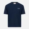MC2 Saint Barth Navy Blue Cotton Jersey T-shirt Dover With St. Barth Embroidery -MC2 Saint Barth Shop UID DOV000800134H BOY T SHIRT BLUE 01