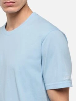 MC2 Saint Barth Light Blue Cotton Jersey T-shirt Dover With St. Barth Embroidery 6 MC2 Saint Barth Light Blue Cotton Jersey T-shirt Dover With St. Barth Embroidery -MC2 Saint Barth Shop UID DOV000900046H MAN T SHIRT BLUE PLAIN.COLOR 0 2