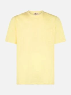 MC2 Saint Barth Man Yellow Linen Jersey T-shirt Ecstasea With Pocket 8 MC2 Saint Barth Man Yellow Linen Jersey T-shirt Ecstasea With Pocket -MC2 Saint Barth Shop UID ECS000100031F MAN T SHIRT YELLOW 1
