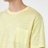 MC2 Saint Barth Man Yellow Linen Jersey T-shirt Ecstasea With Pocket 1 MC2 Saint Barth Man Yellow Linen Jersey T-shirt Ecstasea With Pocket -MC2 Saint Barth Shop UID ECS000100031F MAN T SHIRT YELLOW 4