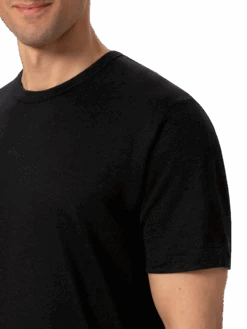 MC2 Saint Barth Black Linen Jersey T-shirt Ecstasea -MC2 Saint Barth Shop UID ECS000300022H MAN T SHIRT BLACK 20250418124524 03