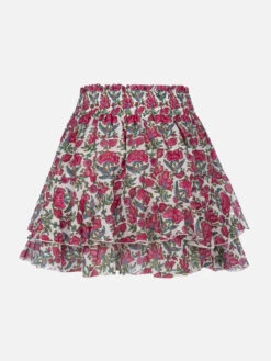 MC2 Saint Barth Woman Silk Voile Ruffled Mini Skirt Eivissa -MC2 Saint Barth Shop UID EIV00105081F WOMAN SKIRT WHITE SILK 01 49c664d2 26e9 4795 9c20 b761c4be0cf3