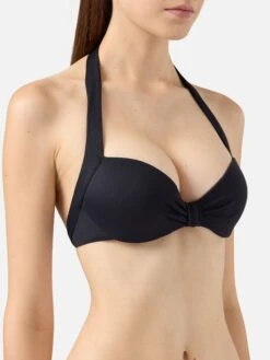 MC2 Saint Barth Black Bralette Bikini Emanuelle Orion -MC2 Saint Barth Shop UID EMA0001E4 WOMAN TOPBIKINI BLACK MC2 MC2 2