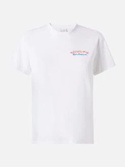 MC2 Saint Barth Emilie Cotton T-shirt With Estate-mi Lontana Embroidery | INSULTI LUMINOSI SPECIAL EDITION -MC2 Saint Barth Shop UID EMI000101478H WOMAN T SHIRT WHITE SMALLEMBROIDERY INSULTILUMINOSI 20250806160004 5