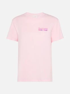 MC2 Saint Barth Emilie Cotton T-shirt With Mare Male Embroidery -MC2 Saint Barth Shop UID EMI000102920H WOMAN T SHIRT PINK 0 0 20250324150001 5