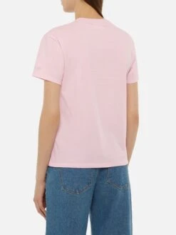 MC2 Saint Barth Emilie Cotton T-shirt With Mare Male Embroidery -MC2 Saint Barth Shop UID EMI000102920H WOMAN T SHIRT PINK 0 0 20250324153500 3