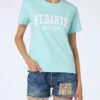 MC2 Saint Barth Woman Cotton Jersey Crewneck T-shirt Emilie With St. Barth Beach Club Print 2 MC2 Saint Barth Woman Cotton Jersey Crewneck T-shirt Emilie With St. Barth Beach Club Print -MC2 Saint Barth Shop UID EMI000105459F WOMAN T SHIRT GREEN 20240727163500 2