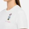 MC2 Saint Barth Emilie Cotton T-shirt With Minnie Yes, I'm Perfect Embroidery | DISNEY© SPECIAL EDITION