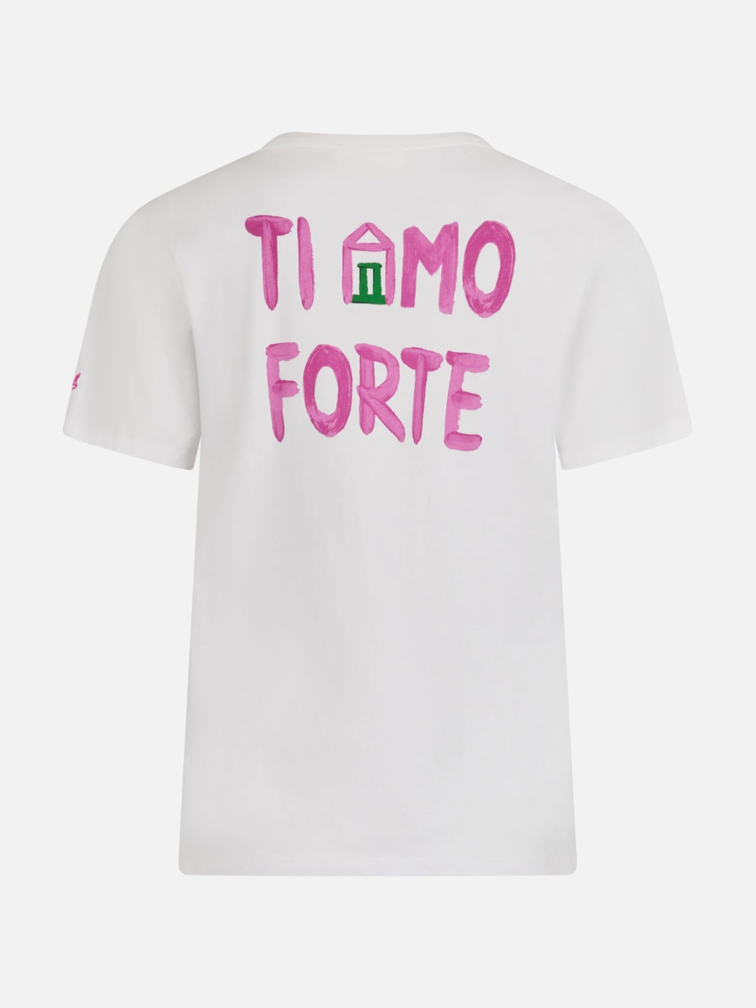 MC2 Saint Barth Woman Cotton Jersey Crewneck T-shirt Emilie With Amo Forte Print | ALLE BOE SPECIAL EDITION 8 MC2 Saint Barth Woman Cotton Jersey Crewneck T-shirt Emilie With Amo Forte Print | ALLE BOE SPECIAL EDITION - Image 6