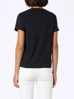 MC2 Saint Barth Woman Heavy Cotton Black T-shirt Emilie With Vip Club Cortina Embroidery | VIP CLUB CORTINA SPECIAL EDITION -MC2 Saint Barth Shop UID EMI000200609G STBW T SHIRT BLACK 20240903143500 3