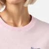 MC2 Saint Barth Woman Heavy Cotton Pink T-shirt Emilie With Negare, Negare Sempre! Embroidery | VACANZE DI NATALE SPECIAL EDITION -MC2 Saint Barth Shop UID EMI000204094G WOMAN T SHIRT PINK 20240930173500 3