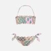 MC2 Saint Barth Emy Classic Bandeau Bikini With Flower Patch Print -MC2 Saint Barth Shop UID EMY000101250H GIRL BIKINI PINK 20250214183500 01