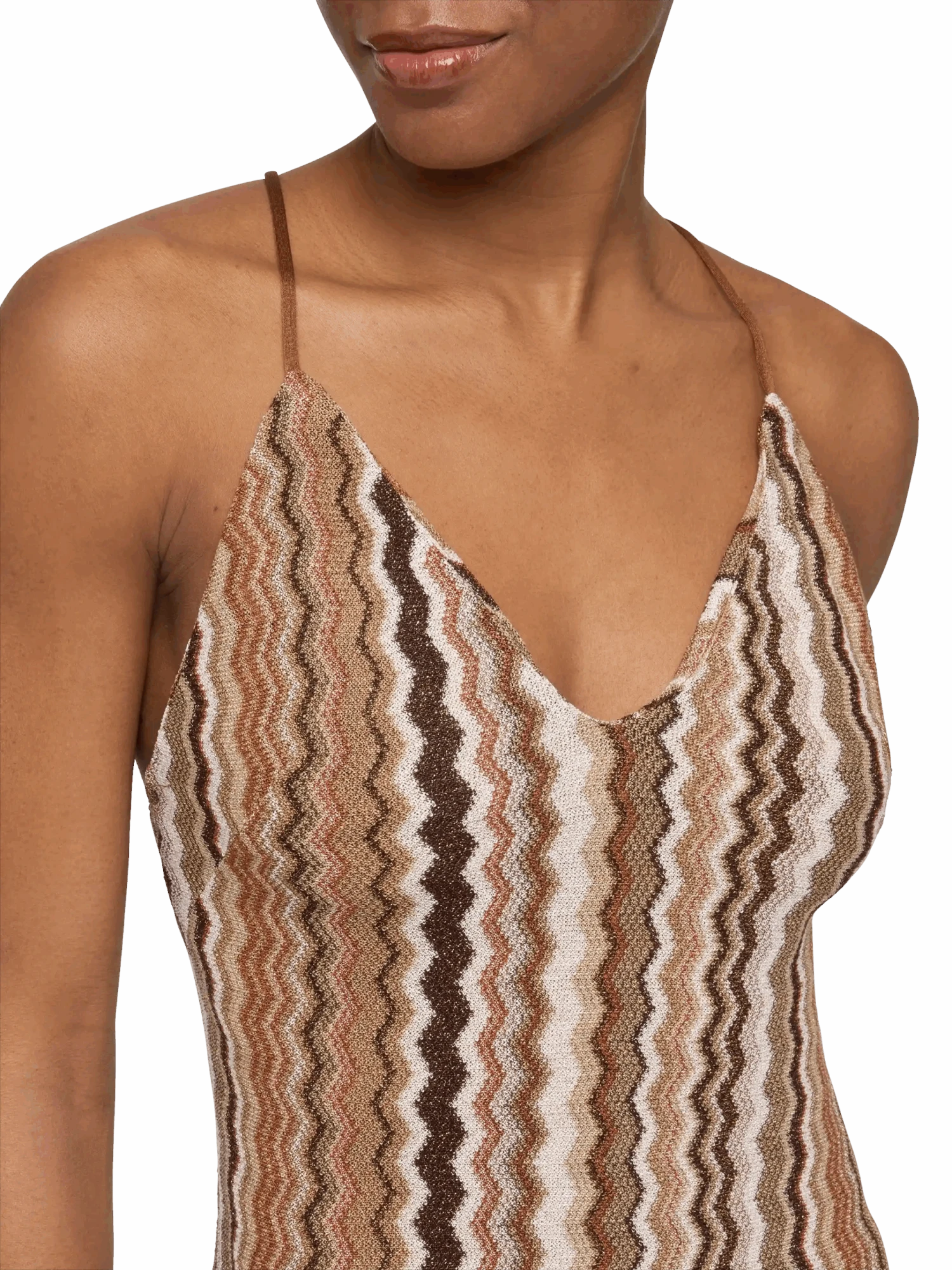 MC2 Saint Barth Eydis Raschel Knit Chevron Slip Dress 4 MC2 Saint Barth Eydis Raschel Knit Chevron Slip Dress - Image 2