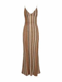MC2 Saint Barth Eydis Raschel Knit Chevron Slip Dress 10 MC2 Saint Barth Eydis Raschel Knit Chevron Slip Dress -MC2 Saint Barth Shop UID EYDI00101060H WOMAN DRESS BROWN CHEVRON 0 20250508163515 4