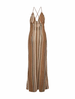 MC2 Saint Barth Eydis Raschel Knit Chevron Slip Dress 11 MC2 Saint Barth Eydis Raschel Knit Chevron Slip Dress -MC2 Saint Barth Shop UID EYDI00101060H WOMAN DRESS BROWN CHEVRON 0 20250508163515 5