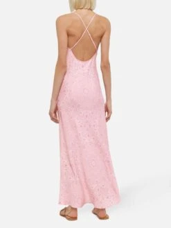 MC2 Saint Barth Eydis Satin Slip Dress With Bandanna Print -MC2 Saint Barth Shop UID EYDI00103241H WOMAN DRESS PINK 0 0 20250320133500 3