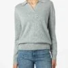 MC2 Saint Barth Woman Mélange Grey Sweater Eze With Polo Collar 2 MC2 Saint Barth Woman Mélange Grey Sweater Eze With Polo Collar -MC2 Saint Barth Shop UID EZE000100034G WOMAN KNITWEAR GREY 20241023093500 5