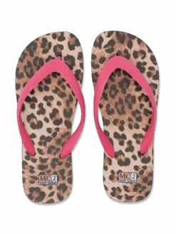MC2 Saint Barth Flip Flops With Animalier Print -MC2 Saint Barth Shop UID FLFL00103735H ACCESSORY FLIPFLOP BROWN ANIMALIER MC2 20250505083531 03