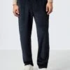 MC2 Saint Barth Man Navy Blue Corduroy Pants Fuji -MC2 Saint Barth Shop UID FUJI01773G MAN PANT BLUE 1