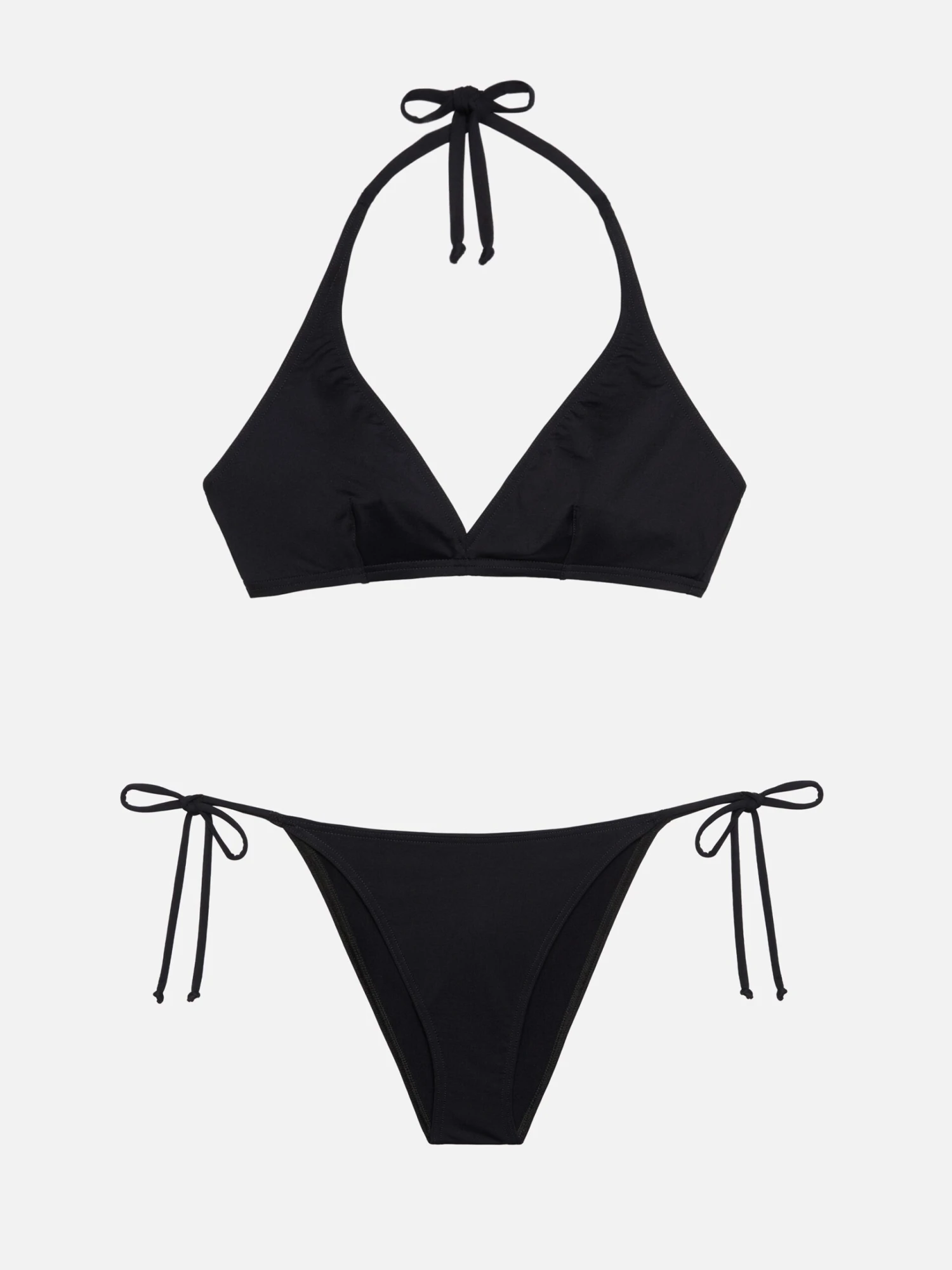 MC2 Saint Barth Virgo Black Classic Swim Briefs- Gaia Black Triangle Bralette Top 3 MC2 Saint Barth Virgo Black Classic Swim Briefs- Gaia Black Triangle Bralette Top