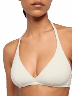 MC2 Saint Barth Yali Cream Classic Swim Briefs - Gaia Cream Triangle Bralette Top -MC2 Saint Barth Shop UID GAI000100137H WOMAN TOPBIKINI WHITE PLAINCOLOR 0 2 8089b127 7b41 4e5b ad0e f2312af1e22d