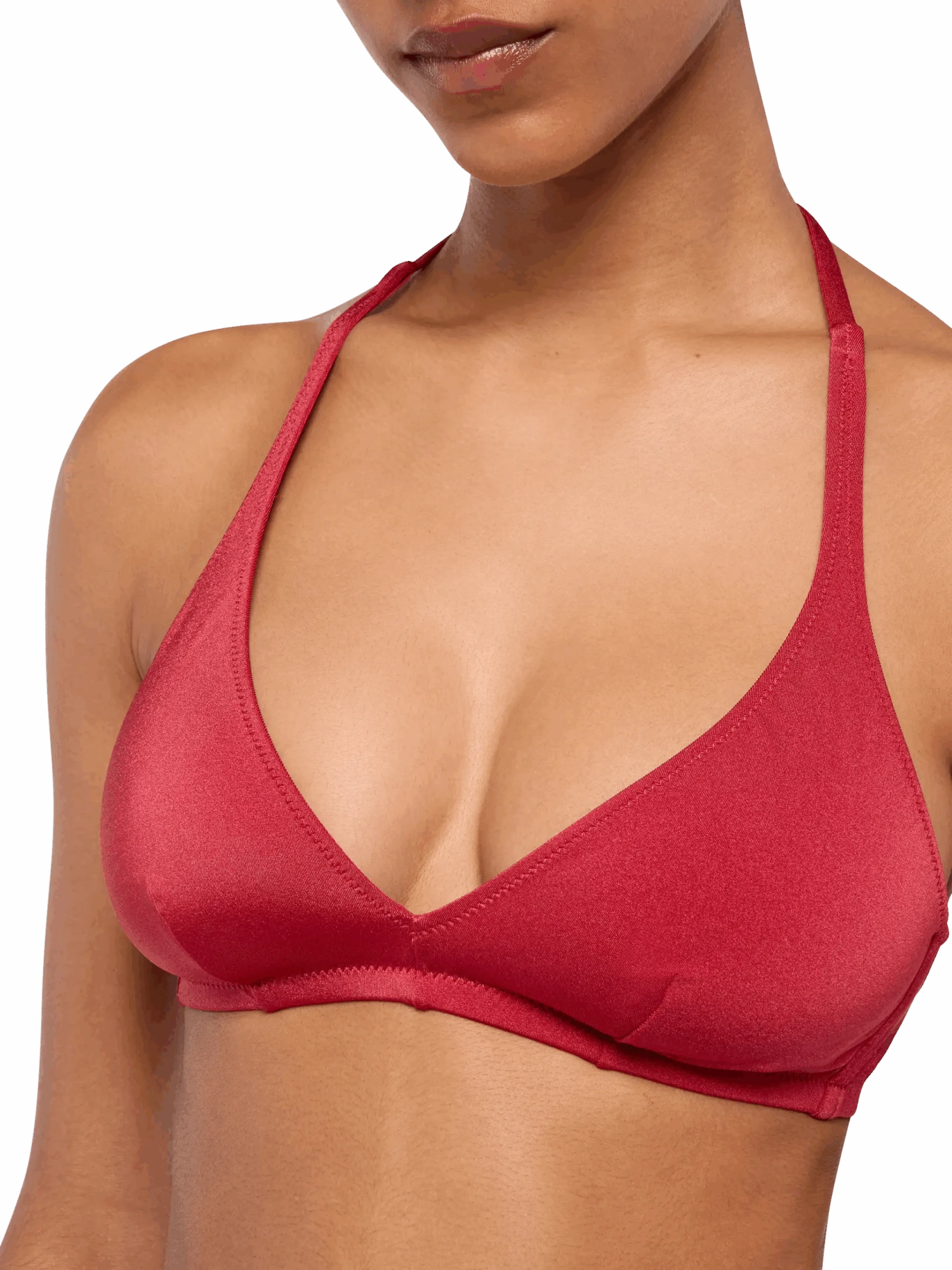 MC2 Saint Barth Noelle Shimmer Brick Red Cheekiest Swim Briefs - Gaia Shimmer Brick Red Triangle Bralette Top 7 MC2 Saint Barth Noelle Shimmer Brick Red Cheekiest Swim Briefs - Gaia Shimmer Brick Red Triangle Bralette Top - Image 5