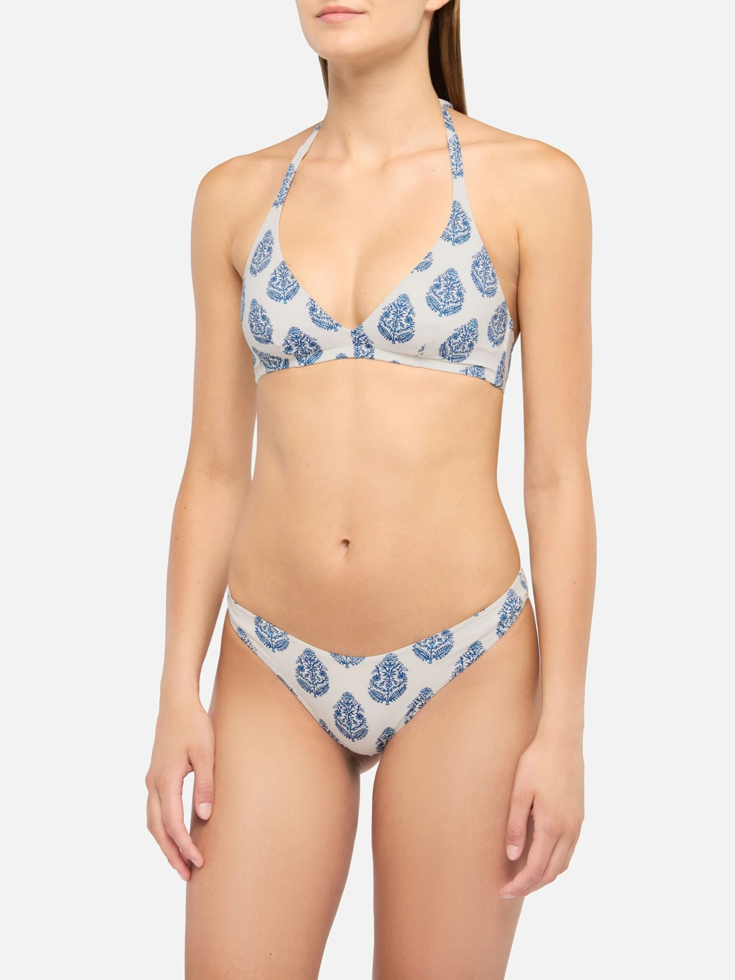 MC2 Saint Barth Fixed Triangle Bikini Gaia Lido With Classic Swim Briefs And Paisley Print 4 MC2 Saint Barth Fixed Triangle Bikini Gaia Lido With Classic Swim Briefs And Paisley Print - Image 2