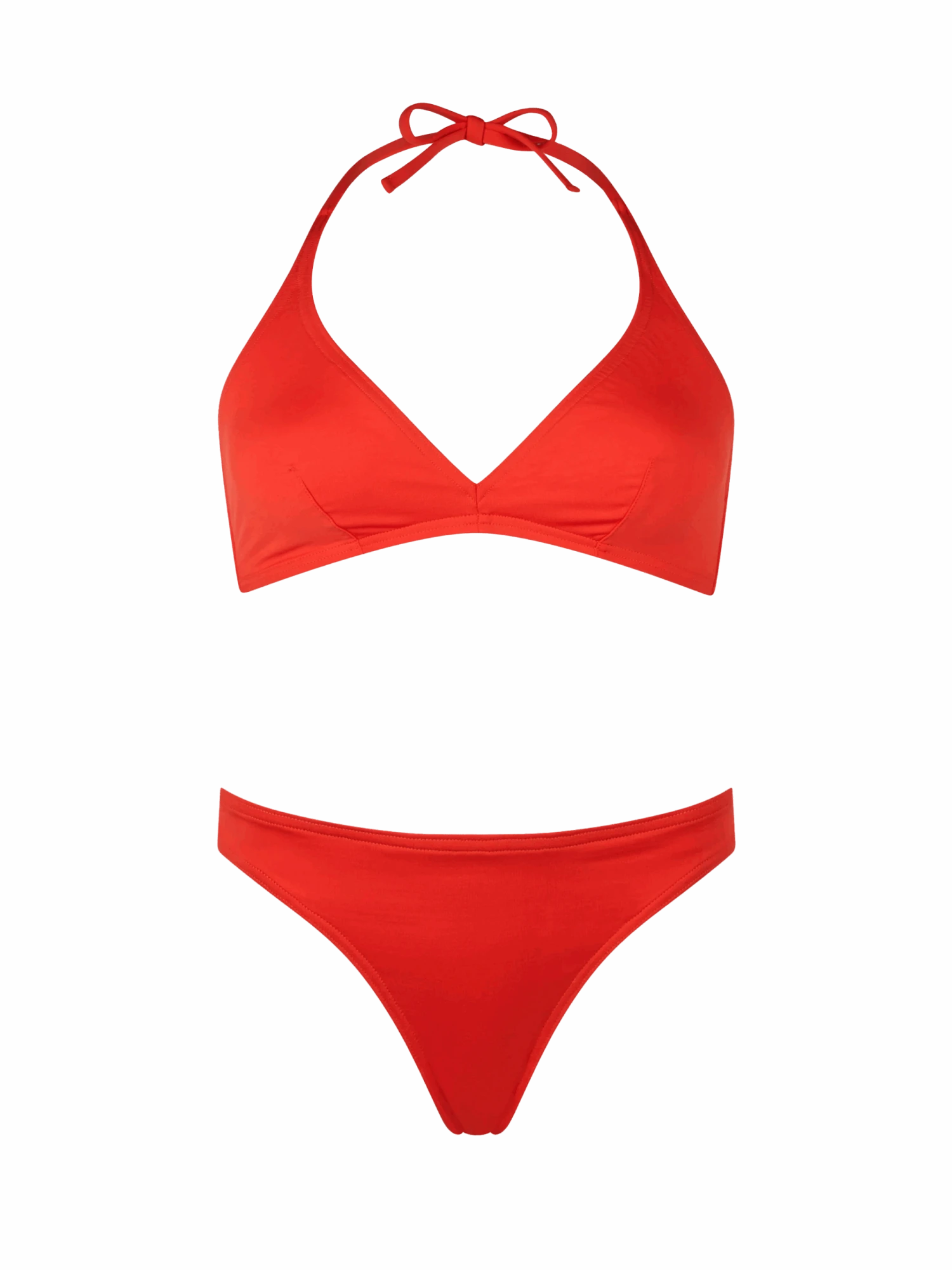 MC2 Saint Barth Woman Orange Triangle Bralette Bikini Gaia Maia 3 MC2 Saint Barth Woman Orange Triangle Bralette Bikini Gaia Maia
