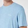 MC2 Saint Barth Man Light Blue Terry T-shirt Gary With St. Barth Embroidery
