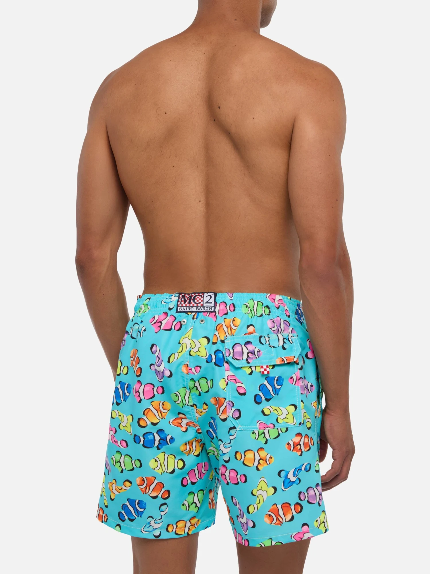 MC2 Saint Barth Man Classic Swim Shorts With Multicolor Clownfish Print 7 MC2 Saint Barth Man Classic Swim Shorts With Multicolor Clownfish Print - Image 5