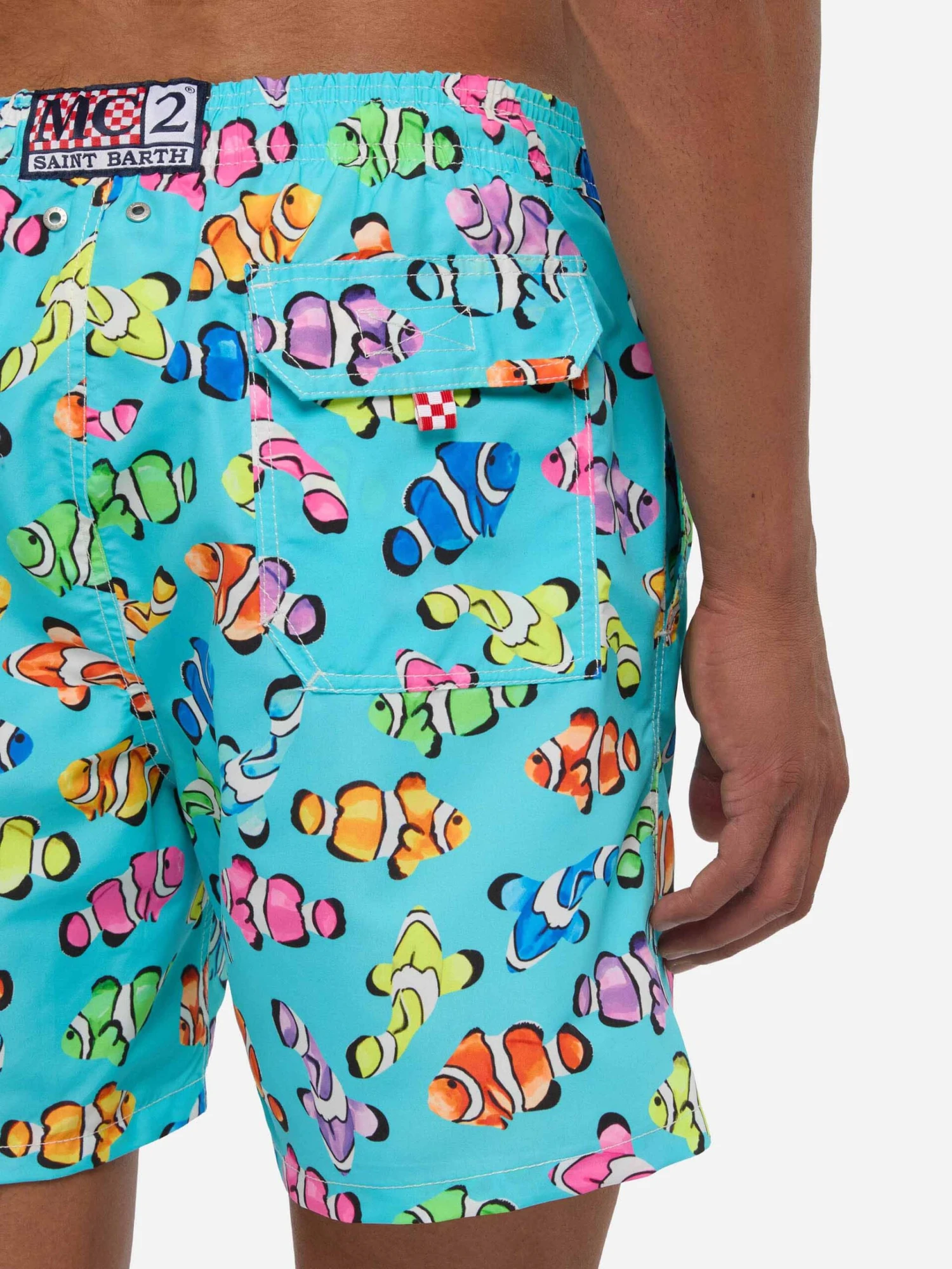 MC2 Saint Barth Man Classic Swim Shorts With Multicolor Clownfish Print 8 MC2 Saint Barth Man Classic Swim Shorts With Multicolor Clownfish Print - Image 6