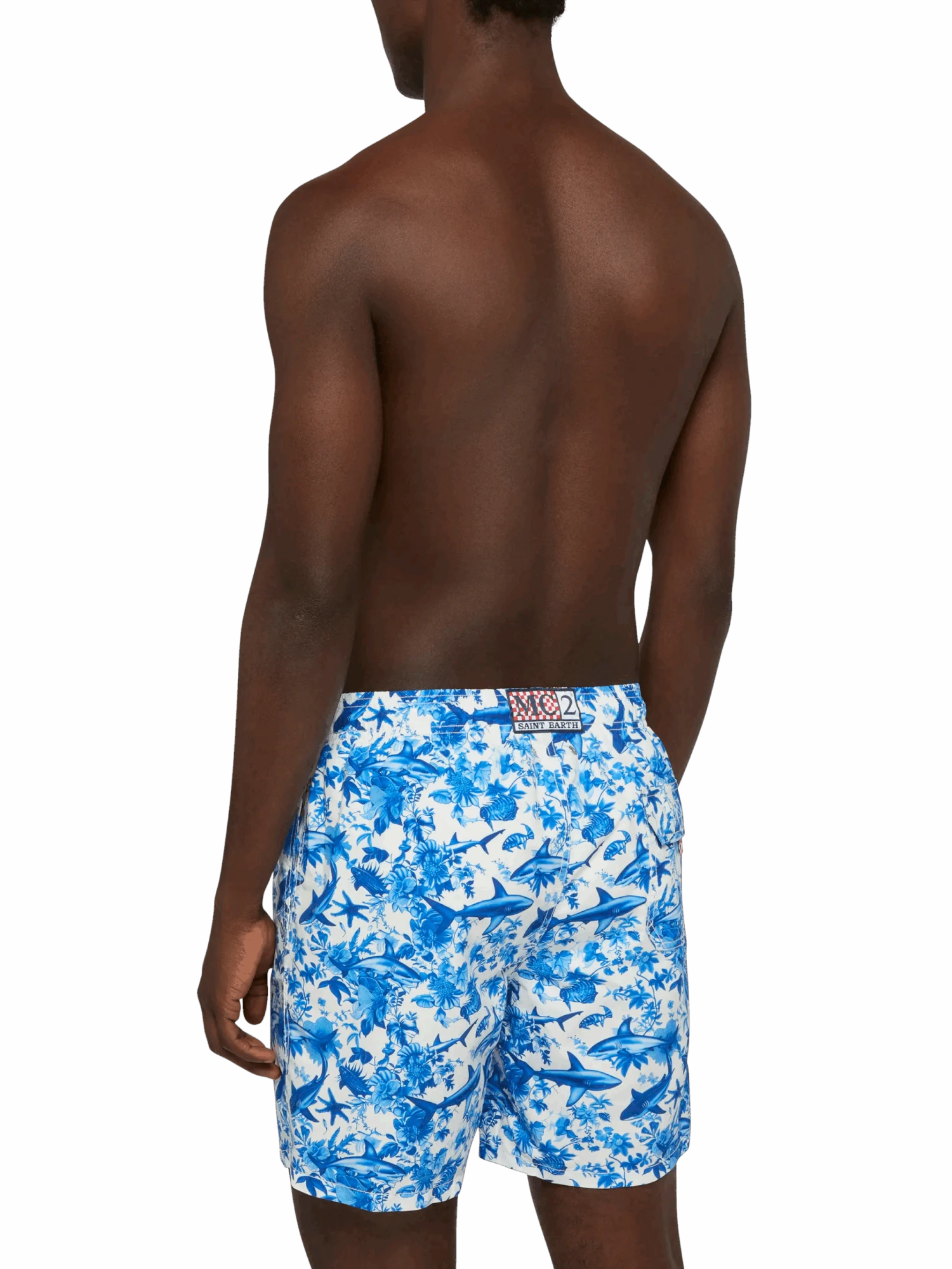 MC2 Saint Barth Mid-length Gustavia Swim-shorts With Shark Print | AI CO-CREATED DESIGN BY RICKDICK - POWERED BY RED-EYE 7 MC2 Saint Barth Mid-length Gustavia Swim-shorts With Shark Print | AI CO-CREATED DESIGN BY RICKDICK - POWERED BY RED-EYE - Image 5