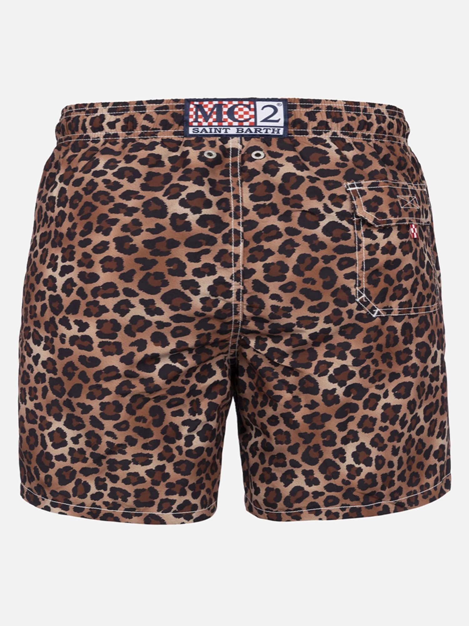 MC2 Saint Barth Man Mid-length Gustavia Swim-shorts With Animalier Print 4 MC2 Saint Barth Man Mid-length Gustavia Swim-shorts With Animalier Print - Image 2